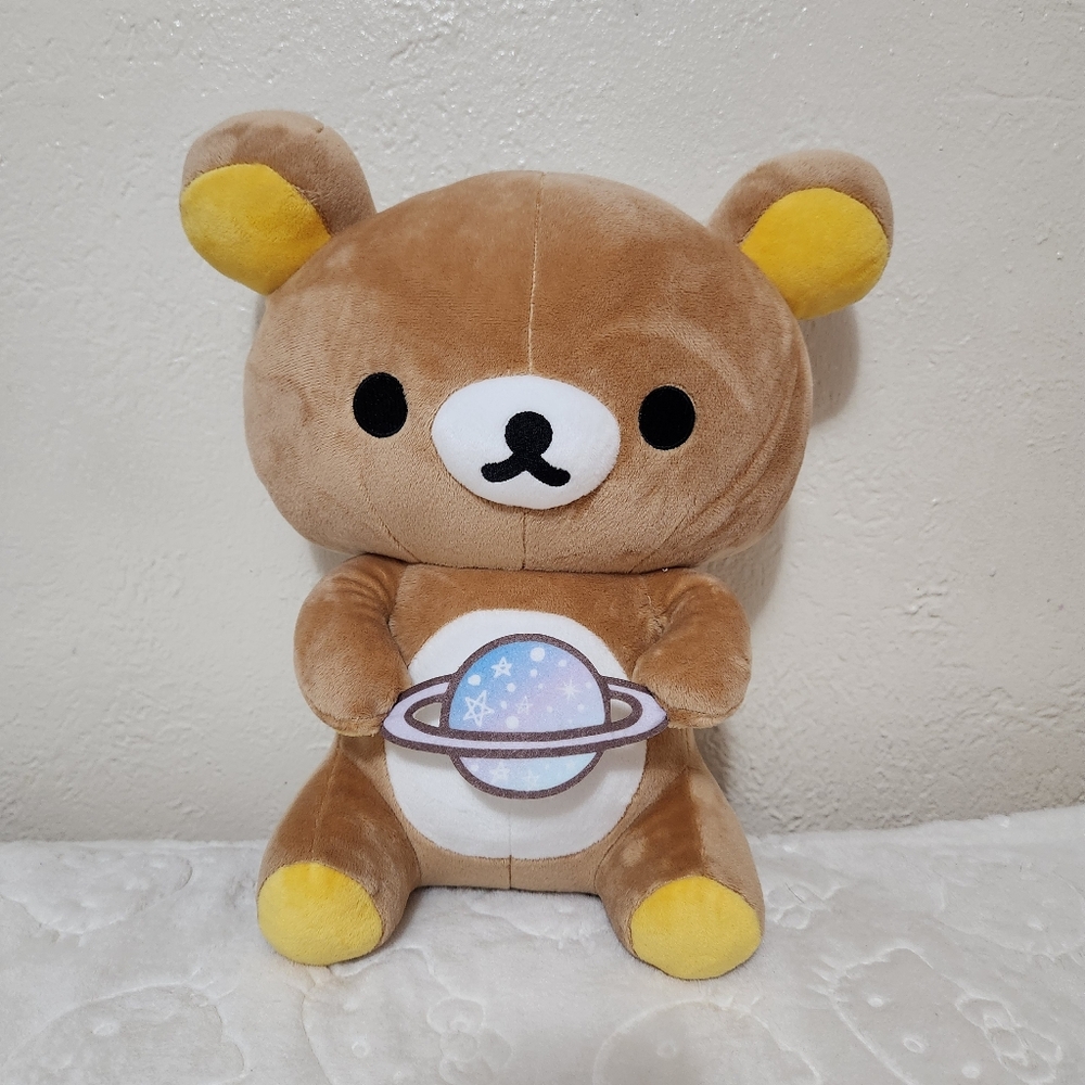 Rilakkuma Large Holding Planet Plush